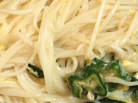 そうめんの焼うどん風